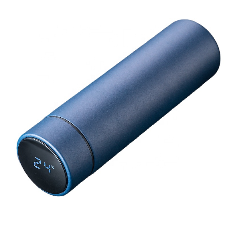 LED Temperature Display Stainless Steel Smart Water Bottle Double Walled Vacuum Insulation