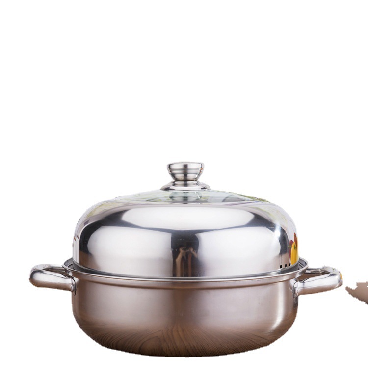 cooking pot cookware set 12pcs stainless steel cooking cookware pots and pans sets wok saucepan metal    safe pot