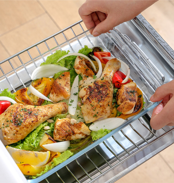 Clear Glass Baking Dish for Oven Oblong Casserole Dish Rectangular Baking Pan Glass Bakeware Baking Pan