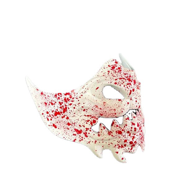 Horror Scary Skeleton Mask Adult Lower Half Face Masks For Halloween Dancing Party Props Festive Supplies