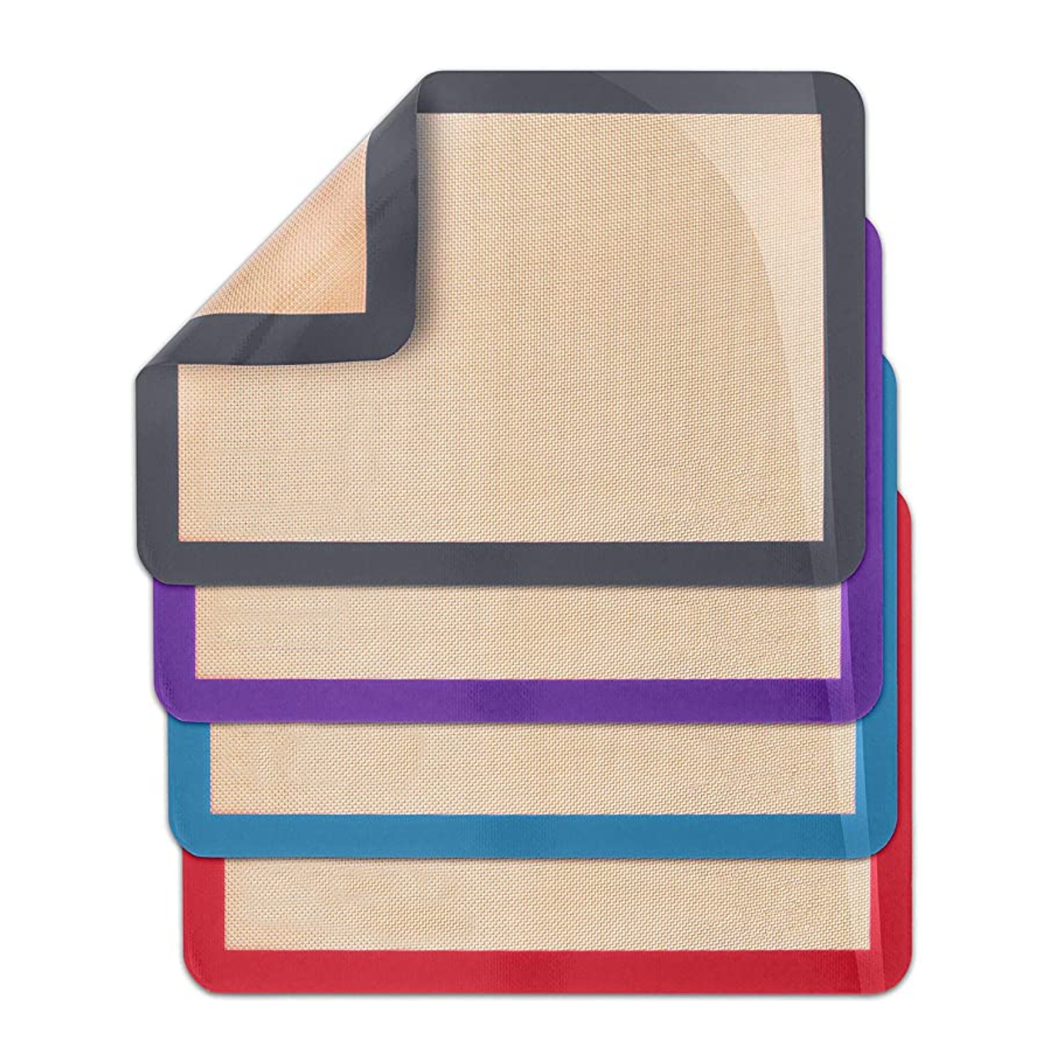 0.70mm thickness Professional food grade kitchen silicone baking sheets pink silicone baking mat nonstick