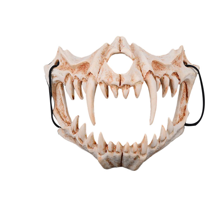 Japanese Writer Silo Doto  Dragon Dod Mask Quadratic Element Cos Resin Mask Halloween Performance Props