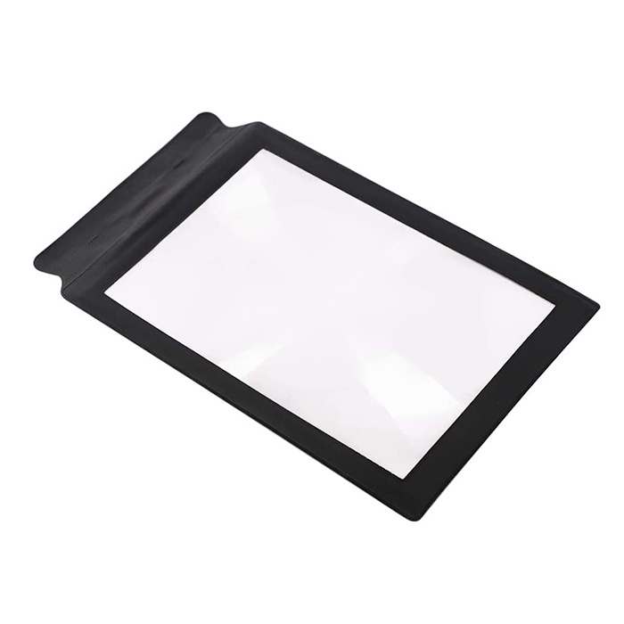 Full Page Large Sheet A4 3X Reading Paper Size PVC Plastic Flat Portable HD Hands Free Magnifying Glass Magnifier for El