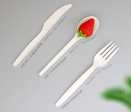 eco friendly biodegradable table wear new arrival 2022 take away container plastic food box compostable Corn Starch Uten