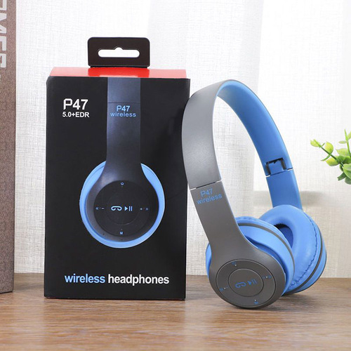  Multi-Color Adjustable Audifonos Gaming Headset Handsfree P47 Wireless Headphones 