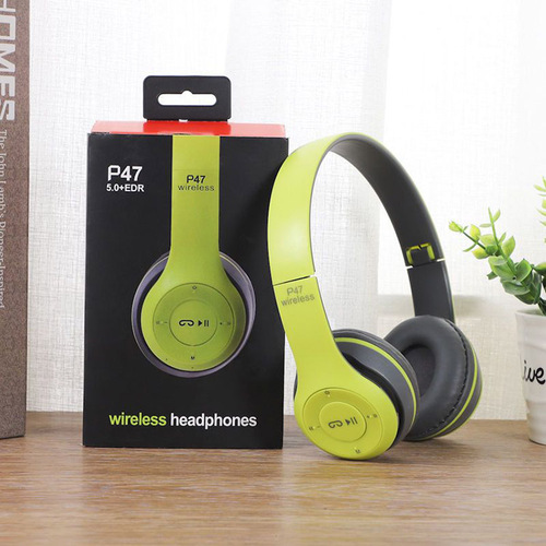  Multi-Color Adjustable Audifonos Gaming Headset Handsfree P47 Wireless Headphones 