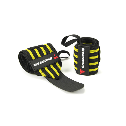 Colorful striation Wrist Brace Weight Lifting protective wrist straps Workout protect from sprains Wrist Wraps