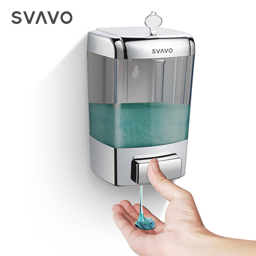 2022 Home Kitchen Wall Mounted 700ml crystal dishwash soap dispenser