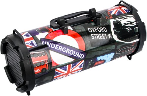 Museeq Outdoor HiFi Stereo Music Sound Box with Phone Holder Super Bass Audio Portable Wireless Speaker