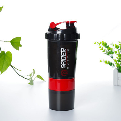 Eco friendly Gym Outdoor Sports Bottle Leakproof Water Bottles Plastic Fitness Protein Shaker Bottle With Powder Box