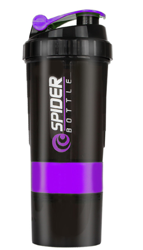  Classic Loop Top Shaker Sports Water Bottle, Recycled Plastic BPA Free Gym Protein Shaker Bottle