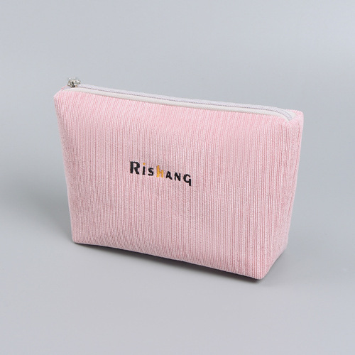 Travel Toiletry Bag For Women Zipper Pouch Ladies Foldable Cosmetic Bag