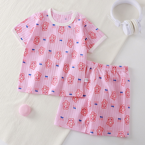 Comfortable Soft Kids Clothing Suits Tops & Bottoms Fashion Girls Short Pants Girls Baggy Pants Children Cloth