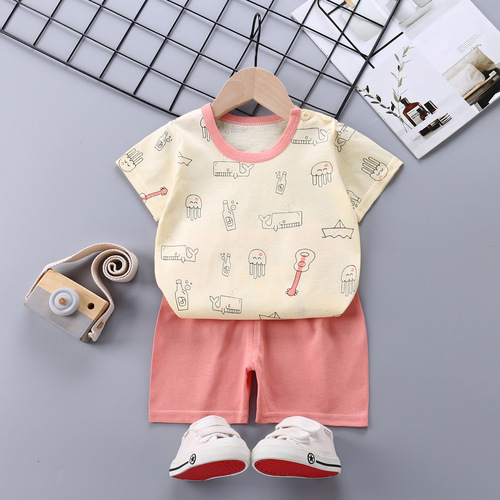 Outdoor Casual Suits for Children Cotton Soft Breathable Girls Playing Comfortable Baby Clothes Kids Clothing Drop