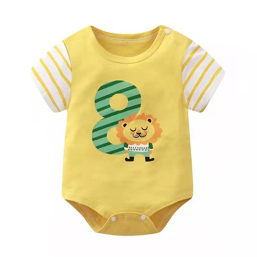  HigH Quality Summer baby clothes rompers Cute Cartoon  Boy Girl Infant Jumpsuit toddler rompers baby