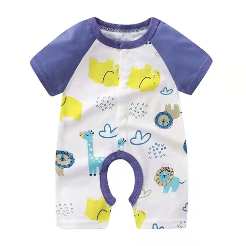  HigH Quality Summer baby clothes rompers Cute Cartoon  Boy Girl Infant Jumpsuit toddler rompers baby