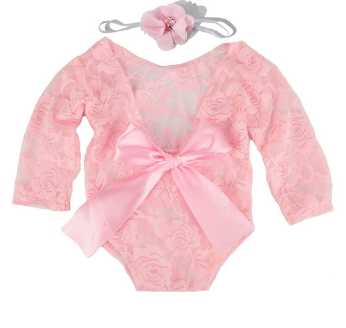 Baby Clothes Newborn Lace Bow Knot Photography Props Clothes Newborn Baby Clothes Set