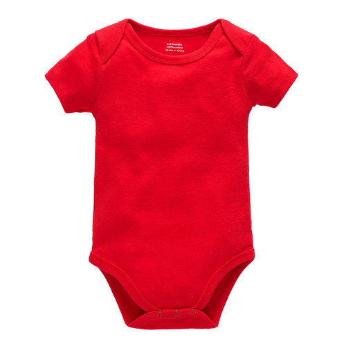 100% Cotton Baby Rompers solid white Newborn Rompers Fashion Baby Clothing
