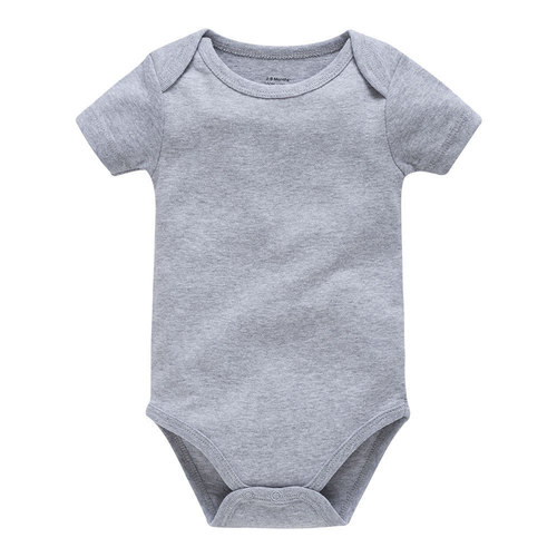 100% Cotton Baby Rompers solid white Newborn Rompers Fashion Baby Clothing