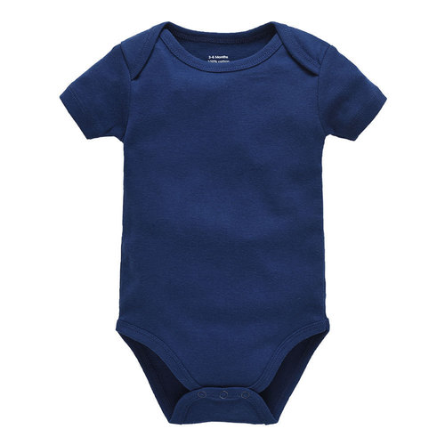 100% Cotton Baby Rompers solid white Newborn Rompers Fashion Baby Clothing
