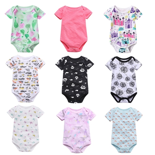 Eco-friendly romper babi organic toddler romper jumpsuit baby sleepsuit cotton baby clothes infant onesie