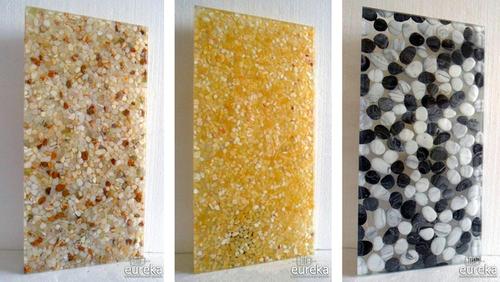  Design Sandwich Acrylic Resin Flower Ceiling Tiles / Laminate Ceiling Panel / Plastic Wood Grain Ceiling Panel