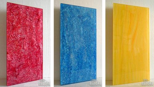  Design Sandwich Acrylic Resin Flower Ceiling Tiles / Laminate Ceiling Panel / Plastic Wood Grain Ceiling Panel