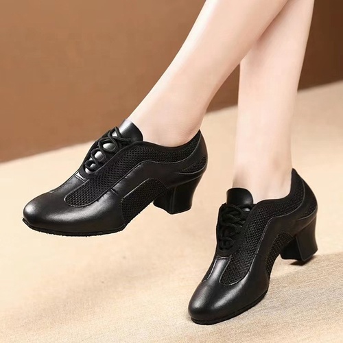 Heel 3.5CM Canvas Teacher Dance Shoes Practice Dance Shoes