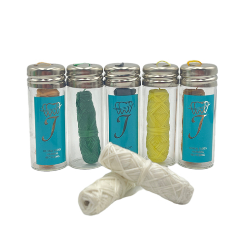 Bulk Biodegradable Personalized Eco Friendly Flosser Vegan Silk Tooth Nylon Dental Floss Picks Flosser