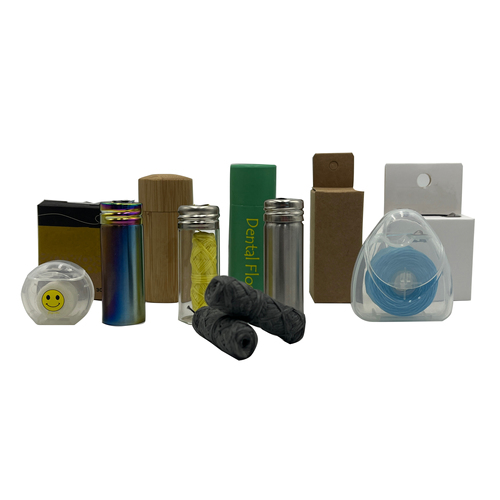 100% Biodegradable Natural Silk Dental Flosser