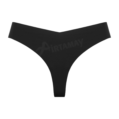 Ice Silk Seamless Thong Breathable Sexy Girl G-string Underwear Women's Seamless Thong Panties For Leggings