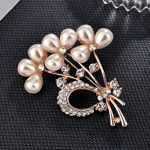  Supply Korean Brooches Women  Poppy Broches Fashion Lapel Pin Flower Brooch