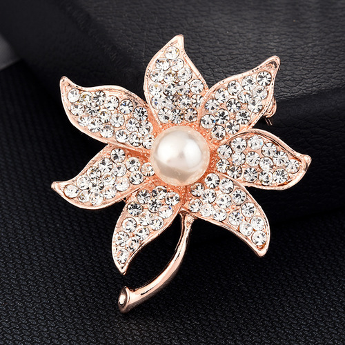  Supply Korean Brooches Women  Poppy Broches Fashion Lapel Pin Flower Brooch