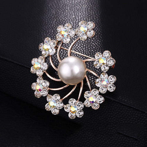  Supply Korean Brooches Women  Poppy Broches Fashion Lapel Pin Flower Brooch