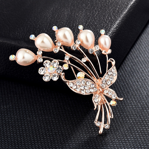  Supply Korean Brooches Women  Poppy Broches Fashion Lapel Pin Flower Brooch