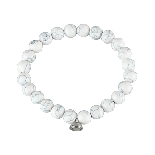 SHQS0315 Hot Selling Magnet Charm Beads Stretch Natural Stone Lava Bead Bracelet For Men Smoking Cessation Bracelets