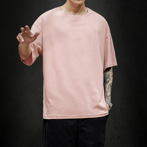 New Summer Men's T Shirt 2022 T Shirt Mens Oversized Hip Hop Short Sleeve Cotton Mens Streetwear Top Tees