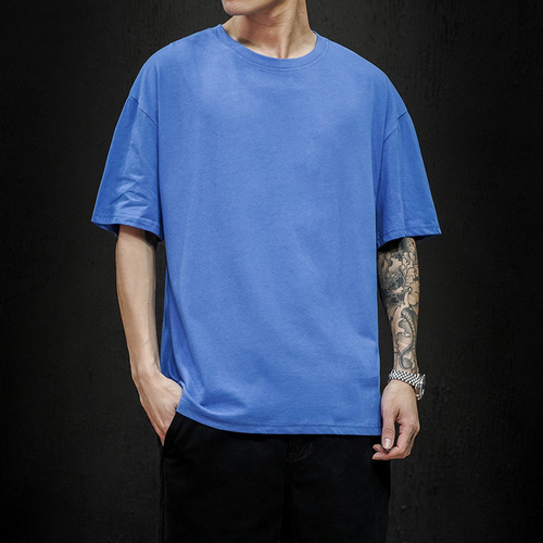 New Summer Men's T Shirt 2022 T Shirt Mens Oversized Hip Hop Short Sleeve Cotton Mens Streetwear Top Tees