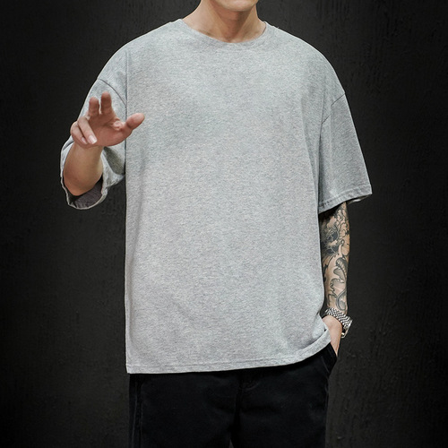 New Summer Men's T Shirt 2022 T Shirt Mens Oversized Hip Hop Short Sleeve Cotton Mens Streetwear Top Tees