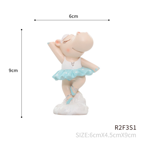 Cute Animal Resin Figurines Animal Ballet Home Decoration