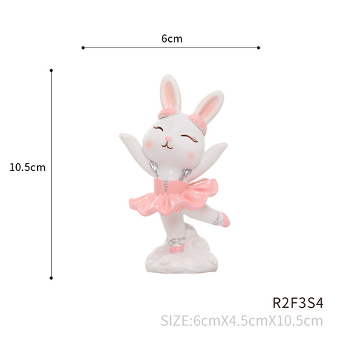 Cute Animal Resin Figurines Animal Ballet Home Decoration