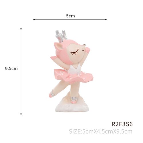 Cute Animal Resin Figurines Animal Ballet Home Decoration