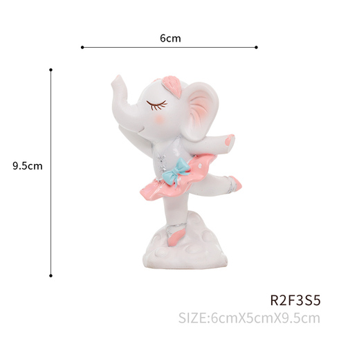 Cute Animal Resin Figurines Animal Ballet Home Decoration