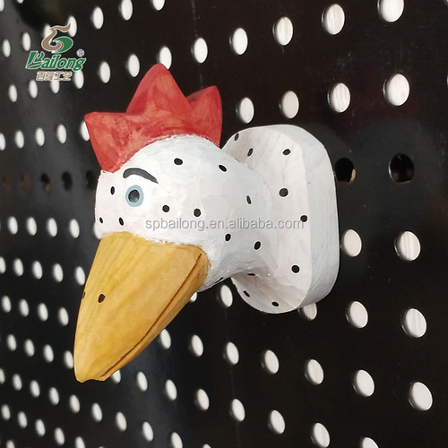 Professional  cute wooden crafts animal shape fridge magnet card holder home decor