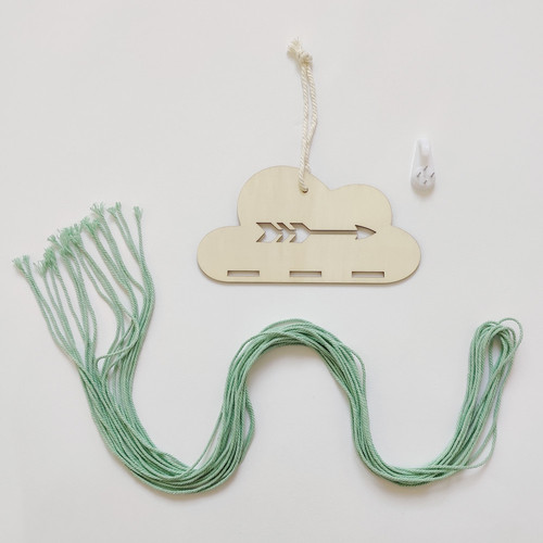 Clearance Cotton Rope Pine Decorative Objects Art Deco 1pc Cloud Wood Chip 18 10.5cm