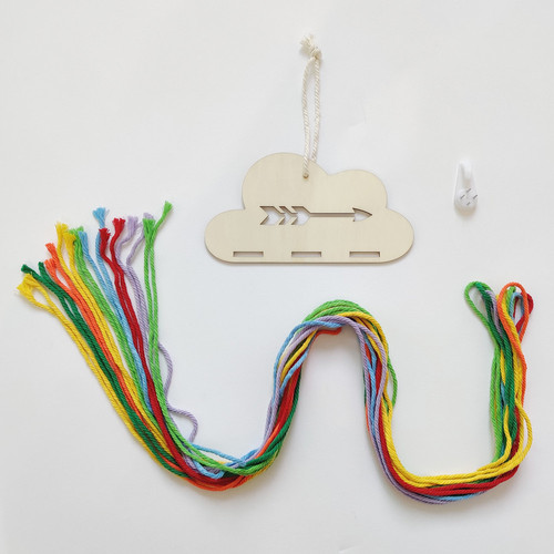 Clearance Cotton Rope Pine Decorative Objects Art Deco 1pc Cloud Wood Chip 18 10.5cm