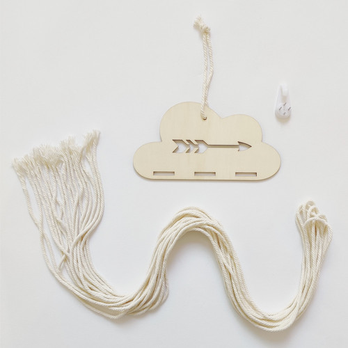 Clearance Cotton Rope Pine Decorative Objects Art Deco 1pc Cloud Wood Chip 18 10.5cm