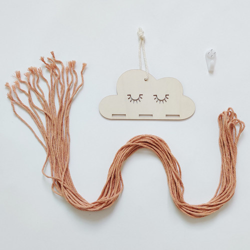 Clearance Cotton Rope Pine Decorative Objects Art Deco 1pc Cloud Wood Chip 18 10.5cm