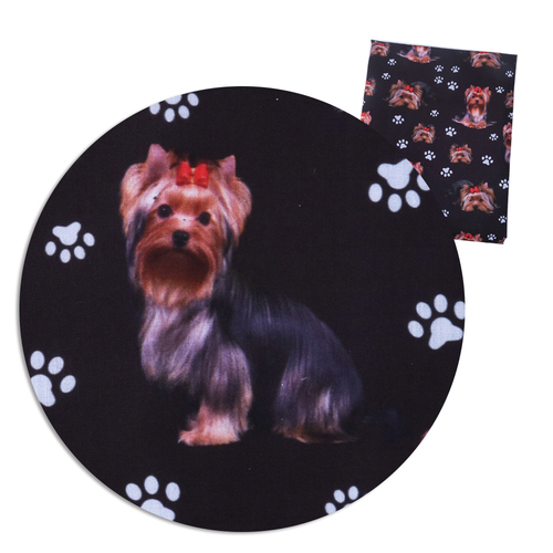 1/2 Yard  Digital Printed Dogs Cartoon 100% Cotton Fabric For Crafts Sewing Home Textile 13597