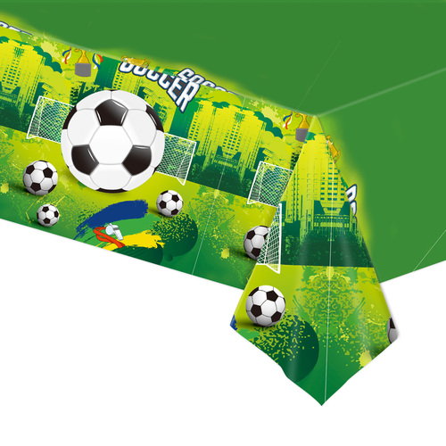 Customizable Ball sports Party tablecloth Disposable tablecloth plastic waterproof tablecloth